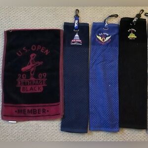 US Open (2009, 2011, 2012, 2013) USGA Member Golf Towels